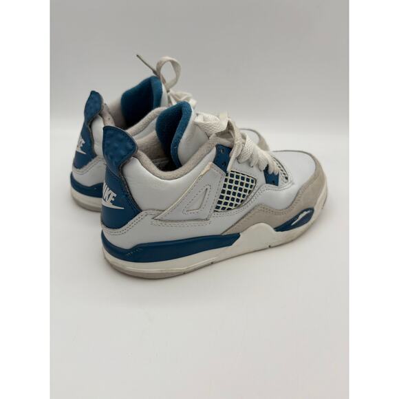 Nike Air Jordon 4 Retro Pre School Size Kids 12C Sneakers - Picture 3 of 8